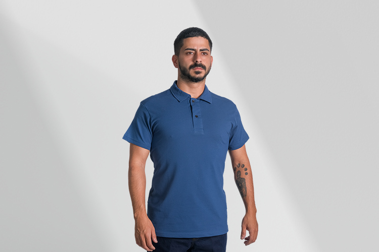 Shirt Collar Combed Cotton T-shirt Products